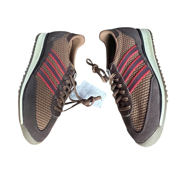 Adidas Originals SL 72 OG W Women’s Sneakers Brown/Red Size 5 US (36 EU) New/Tag - Picture 2 of 7